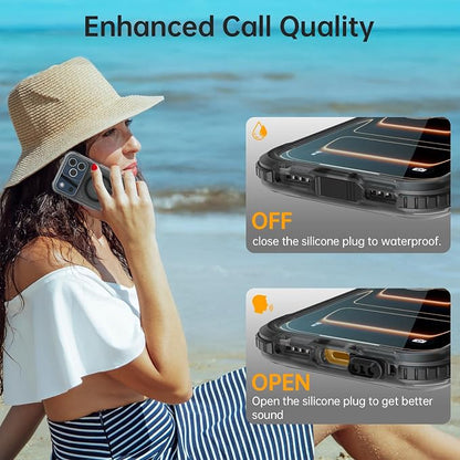 for iPhone 17 Pro Waterproof Case, Fit for Magsafe, IP68 Full Body Shockproof Dustproof, Built-in Camera Control and Screen Protector, 16FT Heavy Duty Military, 6.3" Black