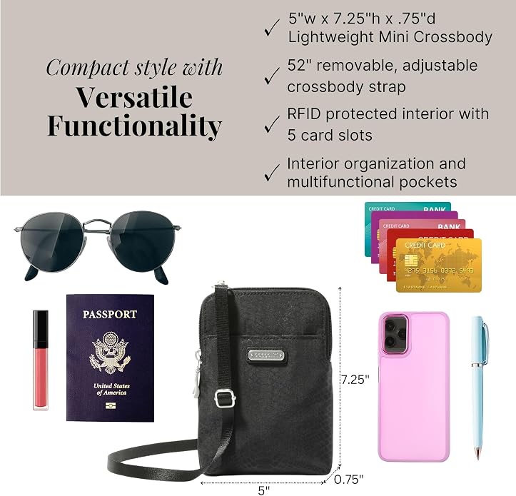 Baggallini The New Classic Collection Take Two RFID Bryant Crossbody
