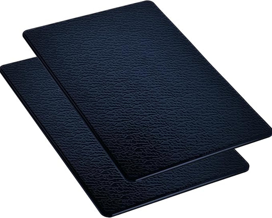 Non-Slip Car Dashboard Sticky Pad – Extra Thick 6.5"x4.5" MINI-FACTORY Fixate Gel Mat for Phones, Glasses, Keys – Anti-Slip Grip (2 Pack)