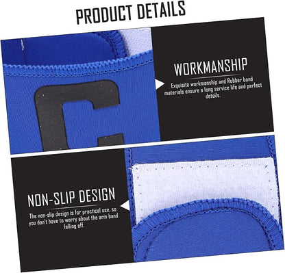 BESPORTBLE Arm Band for Adults Boys and Girls Captain's Label 3pcs Sports Match Armbands