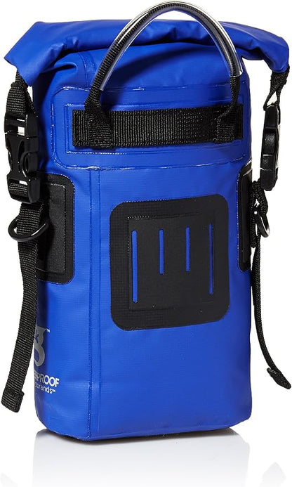 geckobrands Waterproof Phone Tote with 2L Dry Bag and Adjustable Strap – Protect Your Phone and Valuables While on The Go Royal Blue