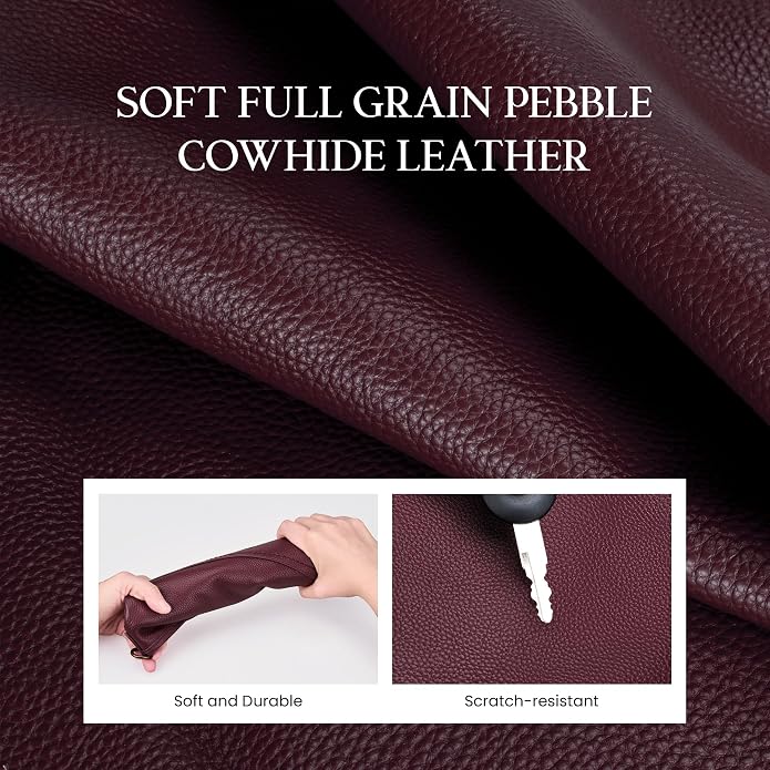 befen Genuine Leather Wristlet Wallet for Women Soft RFID Leather Clutch Purse with Built in Wallet Trendy Crossbody Bag