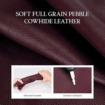 befen Genuine Leather Wristlet Wallet for Women Soft RFID Leather Clutch Purse with Built in Wallet Trendy Crossbody Bag