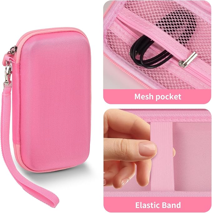 ANKHOH Portable Bank Charger Case for Charmast for VRURC for OHOVIV for SABANI for YILANS for CFIAI for LOVELEDI for RGVOTA for Miday for RONEGN for POIYTL for IAPOS Fast Charging Battery (Pink)