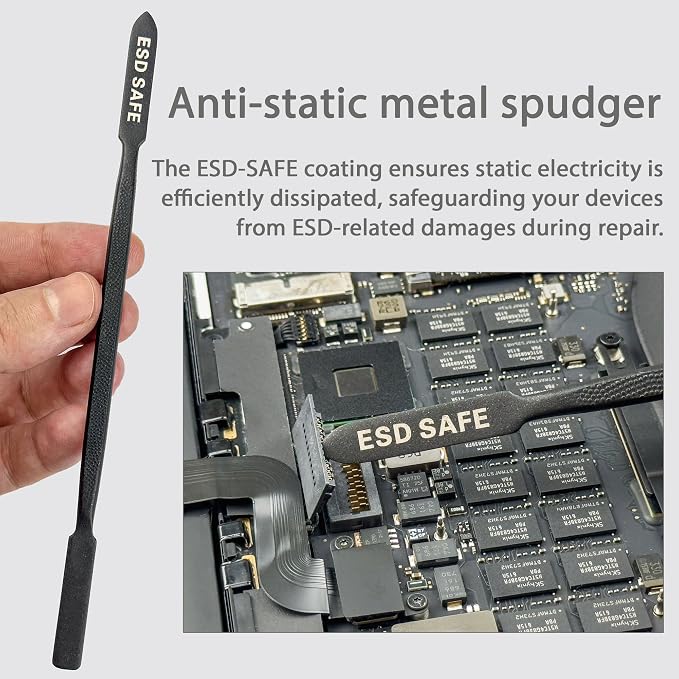HowFixit Metal Spudger Set for Disassembling and Repairing Laptop, Cell Phone, Game Console, Tablet, Drone