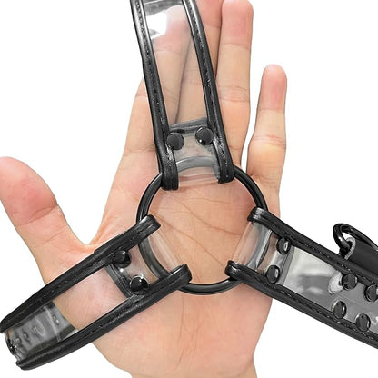 Armband Harness for Man Adjustable Clear PVC Armband Harness Belt 2pcs