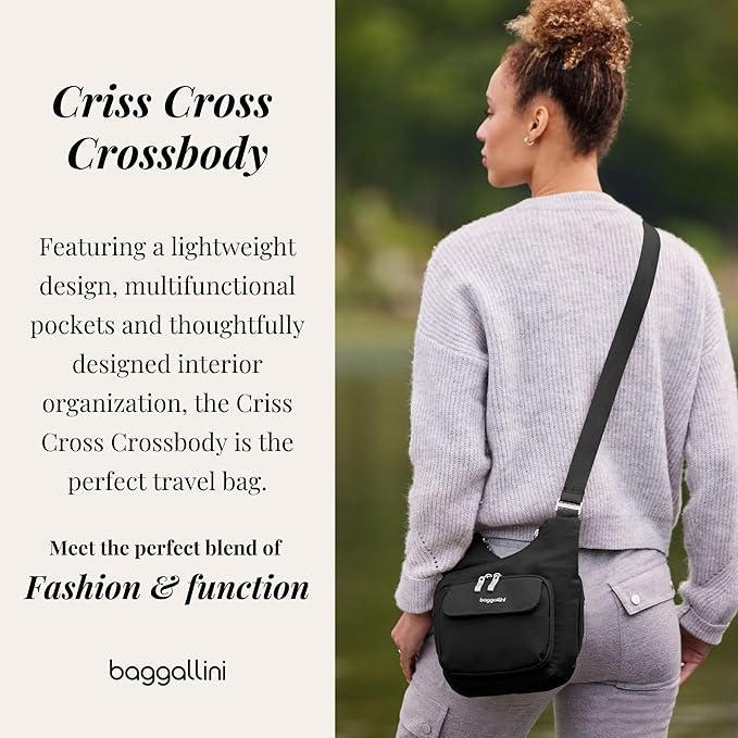 Baggallini Women Criss Cross Crossbody Bag
