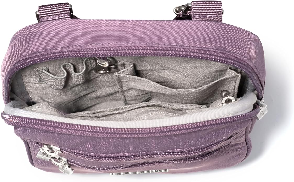 Baggallini Journey Crossbody Bags for Women 9x6 Small Lightweight Travel Handbag W/RFID