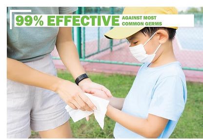 Advanced 75% Alcohol Antiseptic Hand Sanitizer Multipurpose Wipes (50 Count x 2 Pack : 50 Wipes)