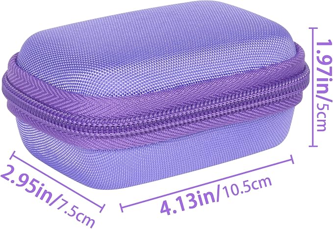 khanka Hard Travel Case Replacement with Anker 621 Nano Power Bank,5,000mAh Portable Charger,Case Only (Purple)