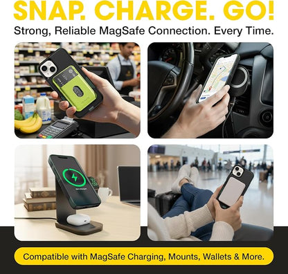 OtterBox iPhone 16e, 15, 14, & 13 Commuter Series Case - Slim & Tough, Pocket-Friendly, with Port Protection - Black/Green