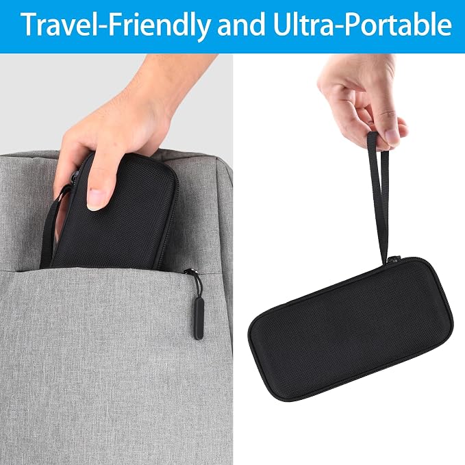khanka for Anker Prime Power Bank, 26,250Mah Case, Hard Travel Bag Compatible with Anker Prime Power Bank 26K, 300W, Case Only (Black)