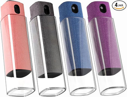 Screen Cleaner Kit 4 Pcs, Two in One Screen Cleaner Spray and Wipe, Touchscreen Mist Cleaner Spray Bottle for Phone/Laptop/Tablet/TV/Monitor/Car Screens