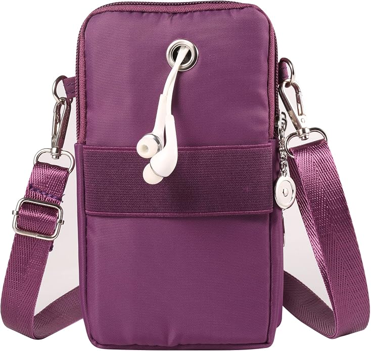 Cell Phone Crossbody Zipper Purse Armband Wallet Pouch for Samsung Galaxy S26 Ultra S25 S24 S23 FE A17 A16 A15 A26 A36