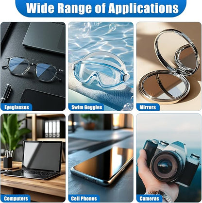Navona Pre Moistened Lens Wipes for Eyeglasses - 1000 Count Individually Glasses Cleaner Wipes,No Scratch,No Streak Eyeglass Cleaning Wipes for Screen,Phone,Laptop,Sunglasses