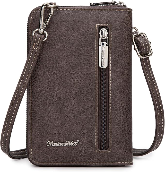 Montana West Small Crossbody Bags for Women Western Handbag with Cash Slots
