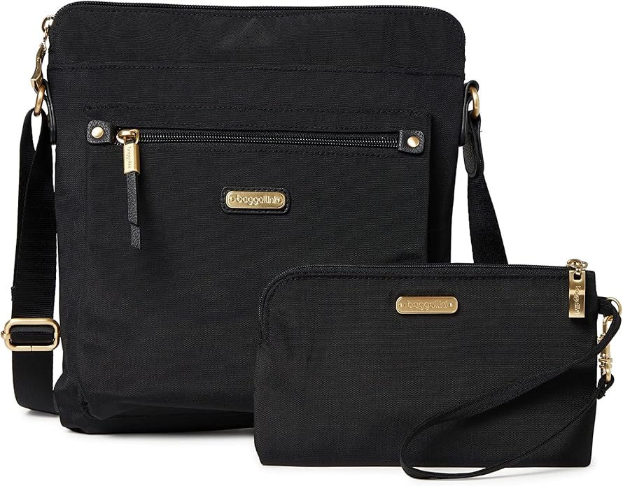 Baggallini womens Go Bagg With Rfid Phone Wristlet