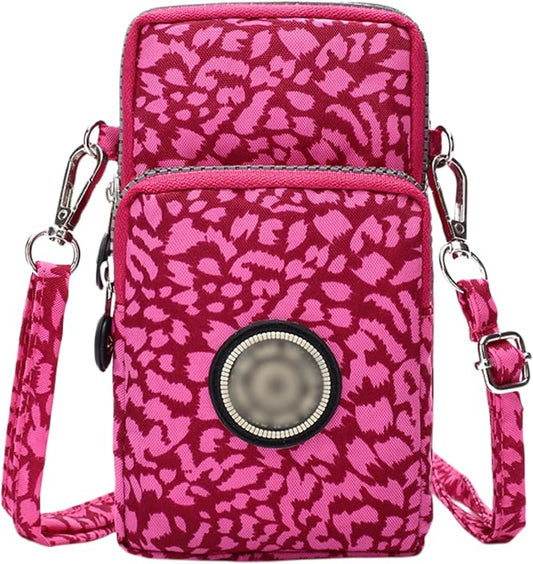 ZGMYC 3-Layers Cellphone Pouch Wristlet Purse Waterproof Sports Armband Shoulder Bag Wallet