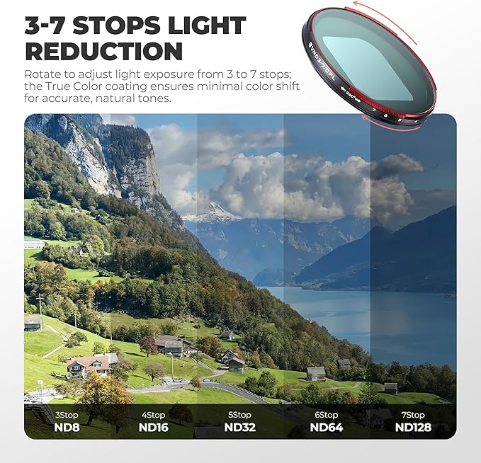Freewell Sherpa VND/CPL 3-7 Stops Compatible only with Freewell Sherpa iPhone Series Cases & Genius Rig Cage