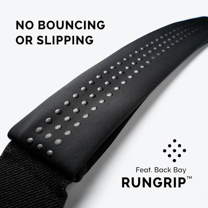 Back Bay Reflective Running Belt for Women & Men [Fits ALL Phones], Runners Fanny Pack, Money Belt, Reflective Running Gear, Waist Bag Workout Gear, iPhone Runner's Phone Holder Waist Pack