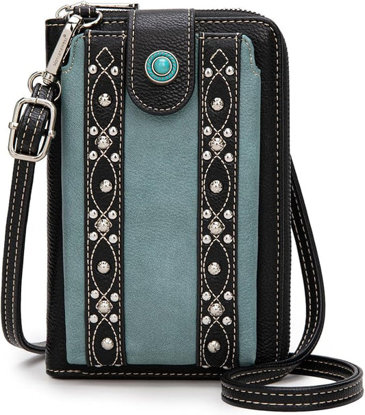 Montana West Small Crossbody Bags for Women Western Handbag with Cash Slots