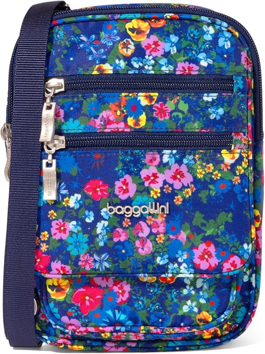 Baggallini Journey Crossbody Bags for Women 9x6 Small Lightweight Travel Handbag W/RFID
