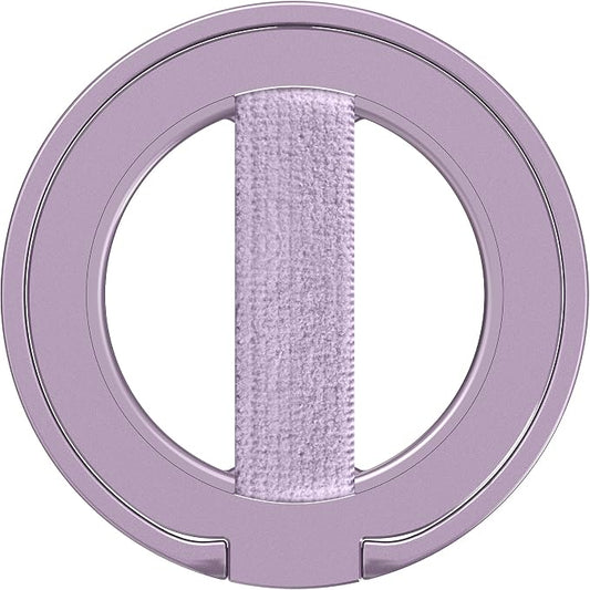 EWA MagOne Ultra for Magsafe Phone Grip Kickstand [Replaceable Elastic Finger Loop], Mag Safe Ring Holder Stand, Two-Sided Magnetic Phone Accessories for iPhone 17,16,15,14,13,12 Pro/Max/Plus-Purple