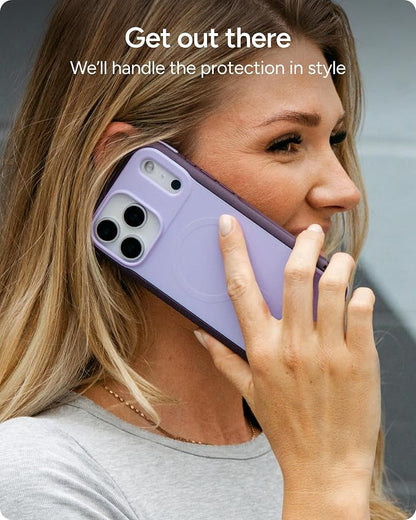 ZAGG Sedona Snap Case with Kickstand for iPhone 17 Pro Max - Blue Royal Ember, Drop Protection (13ft/4m), Multi-Layer Protection, with Camera Button, MagSafe Phone Case with Impact-Absorbing Bumpers