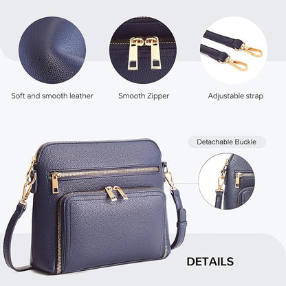 Crossbody Purses for Women Small Crossbody Bags for Women with Built in RFID Wallet