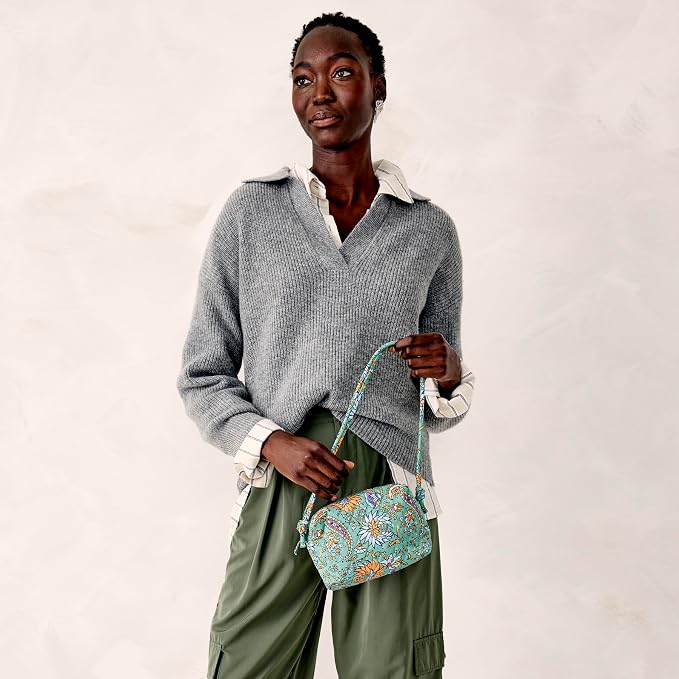 Vera Bradley Women's Premium Cotton Blake Crossbody Bag