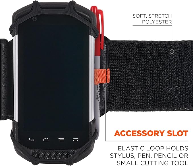 Ergodyne Squids 5545 Armband, Wristband Scanner Mount, Adjustable to Fit Phones, Scanners, Mobile Computers, PDA