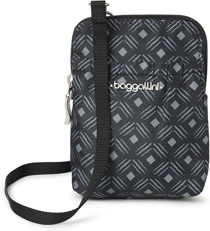 Baggallini Bryant Pouch Small Crossbody Bag for Women - Phone Purse with Crossbody Strap - Lightweight Crossbody Pouch