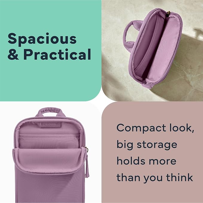 Running Phone Holder – Max Comfort Lightweight Magnetic Pouch for Running & Fitness, Strap-Free Hands-Free Carrier for Waist, Thigh or Chest – Splash Resistant, Breathable – Fits All Phones – Violet