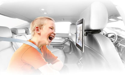 Vogel's iPad and Tablet Car Headrest Mount, Universal and Adjustable - TMS 1020 Rotating Mount