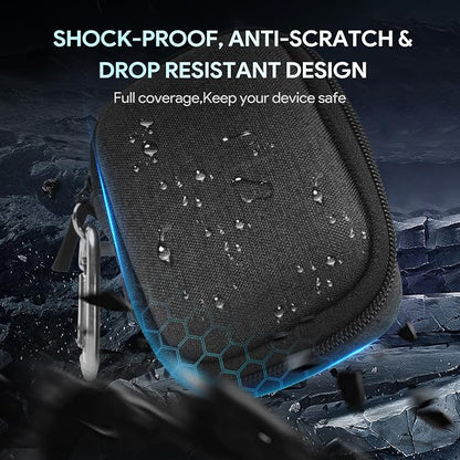 Portable Charger Power Bank Case Compatible with iWALK/For Anker 621 Nano/for Swyop/for Feob/for Charmast/for JEJILL/for LanLuk/for VEGER and More Small Charging Battery Pack - Bag Only