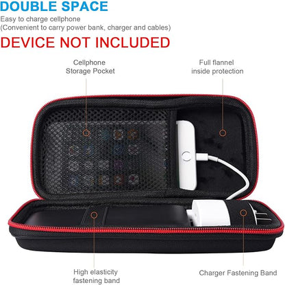 Skynew Power Bank Hard Travel Case Medium Compatible RAV Power 26800/20100/20000mAh, Anker Power Core 26800mAh/ PowerCore +26800mAh, INIU 10000mAh and Miady 10000/15000mAh (Medium Black)