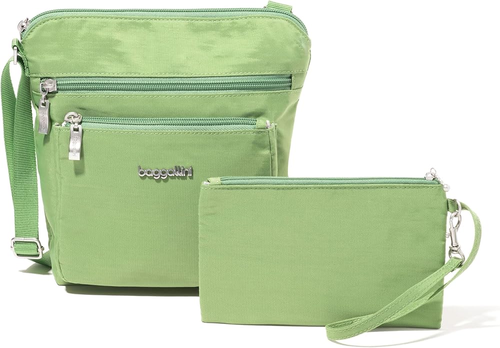 Baggallini Pocket Crossbody Bags for Women 8x8 Small Lightweight Durable Water-resistant Travel Purse W/Rfid