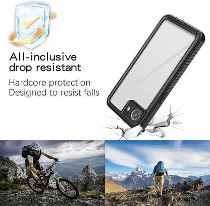 ANTSHARE for iPhone 16E Case, IP68 Waterproof with Built-in Screen Protector&Lens Protector [14FT Military Shockproof] Full Body Heavy Duty Protective Phone Case for iPhone 16E, Blue