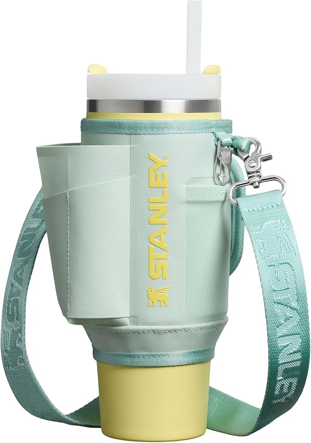 STANLEY All Day Quencher Carry All for 40 oz Tumbler with Handle | Crossbody Bag with Phone Holder Pocket, Card Sleeve & Detachable Strap | Water Bottle Carrier Bag | BPA-Free |
