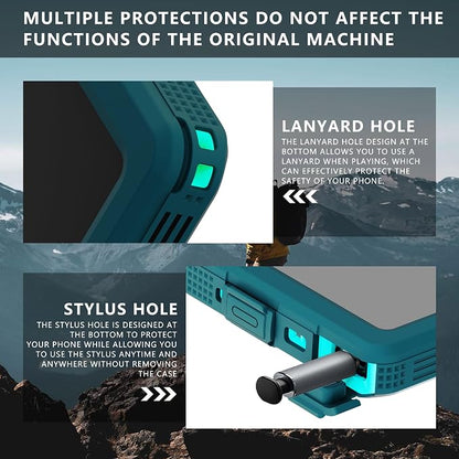 Losin Compatible with Galaxy S24 Ultra Case Waterproof Magnetic [Compatible with MagSafe] [Drop Protection] [IP68 Underwater] Full Body Shockproof Protective Phone Case, Teal