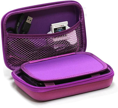 Navitech Purple Power Bank EVA Cover/Case/Travel Case Compatible with Puridea 10000mAh Portable Charger