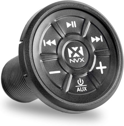 NVX XUBT4 Universal Marine Grade Bluetooth 4.0 Audio Receiver & Controller for Boats/Cars/ATV
