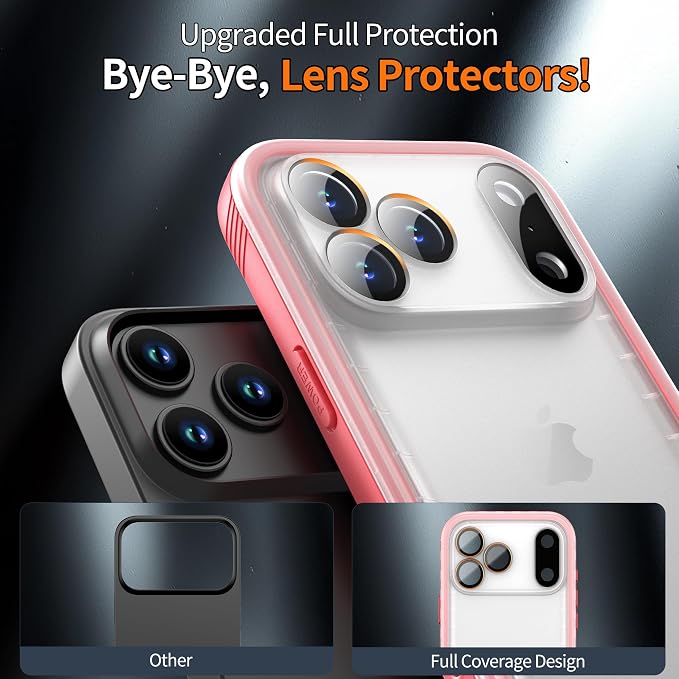 Cozycase TOP Military Protective IP68 Waterproof Case for iPhone 17 Pro Heavy Duty 360 Shockproof Full Body with Screen Camera Protector Double Dustproof Hard Tough 17Pro Front Back Cover