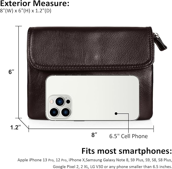befen Genuine Leather Small Crossbody Bags for Women Cell Phone Bag Cross Body Purses,Silver Zipper
