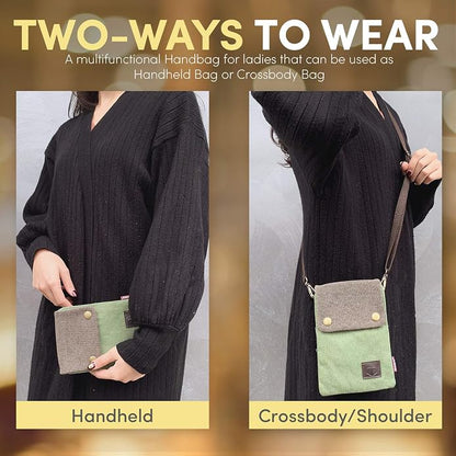 katloo Small Crossbody Cellphone Purse Bag With Shoulder Strap, Travel Pouch Women Passport Phone Holder Wristlet Wallet