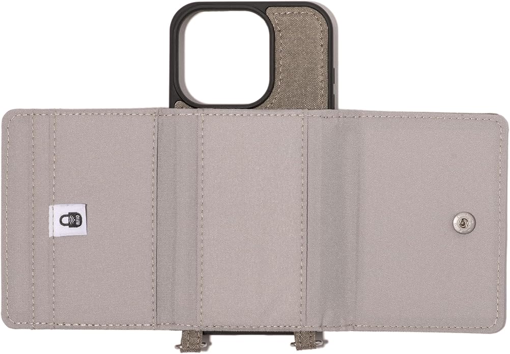 Baggallini On The Go iPhone Card Case Crossbody - Lightweight iPhone Case Designed for iPhone 13, iPhone 14, iPhone 15 and iPhone 15 Pro