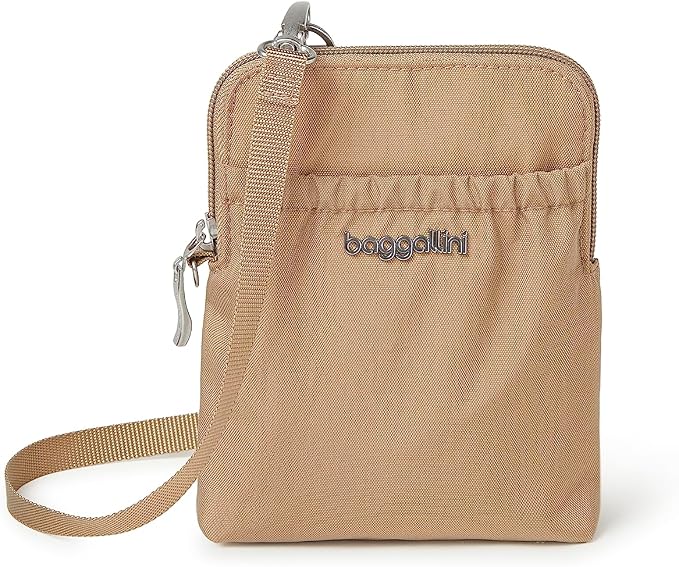Baggallini Bryant Pouch Small Crossbody Bag for Women - Phone Purse with Crossbody Strap - Lightweight Crossbody Pouch