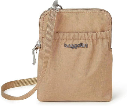 Baggallini Bryant Pouch Small Crossbody Bag for Women - Phone Purse with Crossbody Strap - Lightweight Crossbody Pouch
