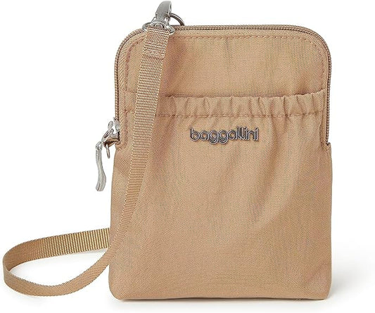 Baggallini Bryant Pouch Small Crossbody Bag for Women - Phone Purse with Crossbody Strap - Lightweight Crossbody Pouch