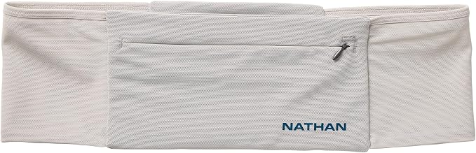 Nathan Zipster Max Running Belt, Running Belts for Women and Men, Bounce-Free Waist Pack with Extra Large Zipper Pocket, Smartphone Storage, Walking, Gym, Hiking